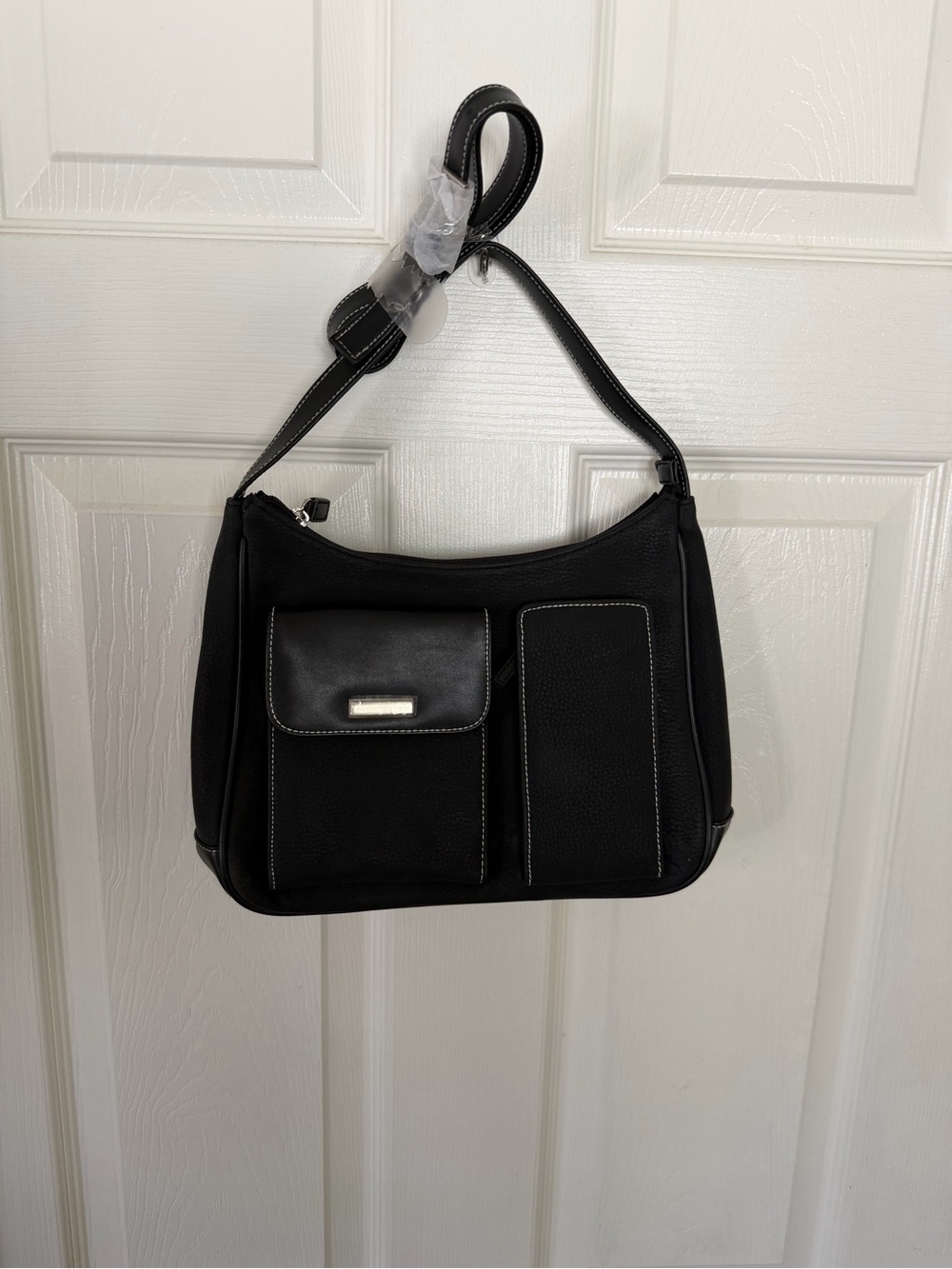 Y2K AVON PEBBLE GRAIN ORGANIZER HANDBAG